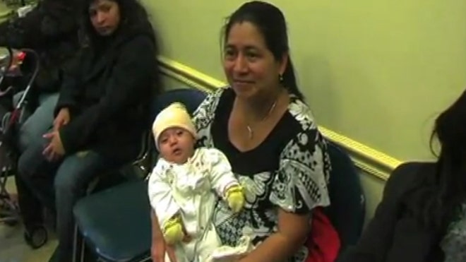 mom and baby
